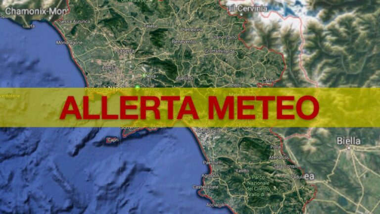 allerta meteo campania 27 settembre