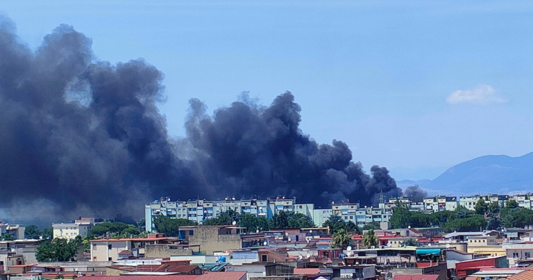 Caivano Incendio Auto