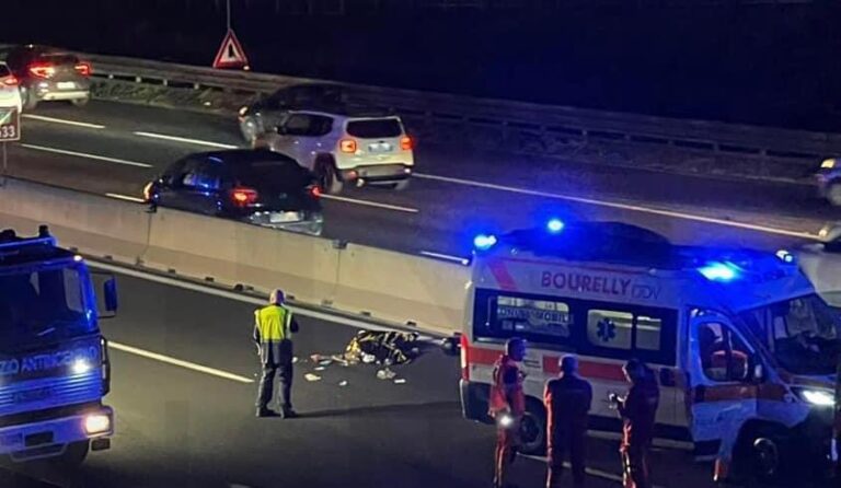 Napoli incidente autostrada A1