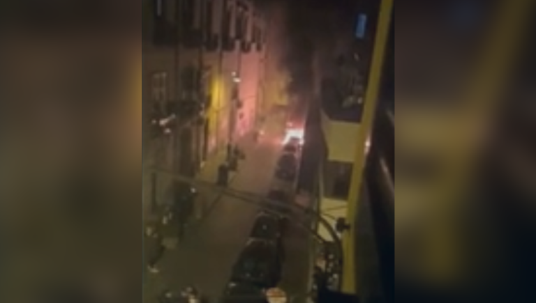 Napoli Auto Incendiate