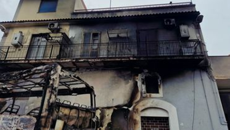 Paganese Casertana Casa Incendio