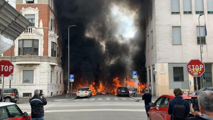 Incendio Milano