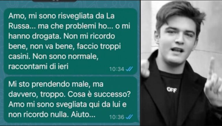 Figlio La Russa accusato di stupro, le chat della ragazza con l’amica: “Mi ha drogata”