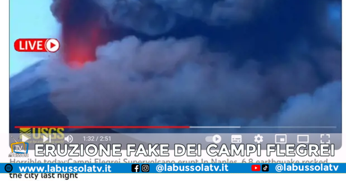 VIDEO ERUZIONE FAKE CAMPI FLEGREI