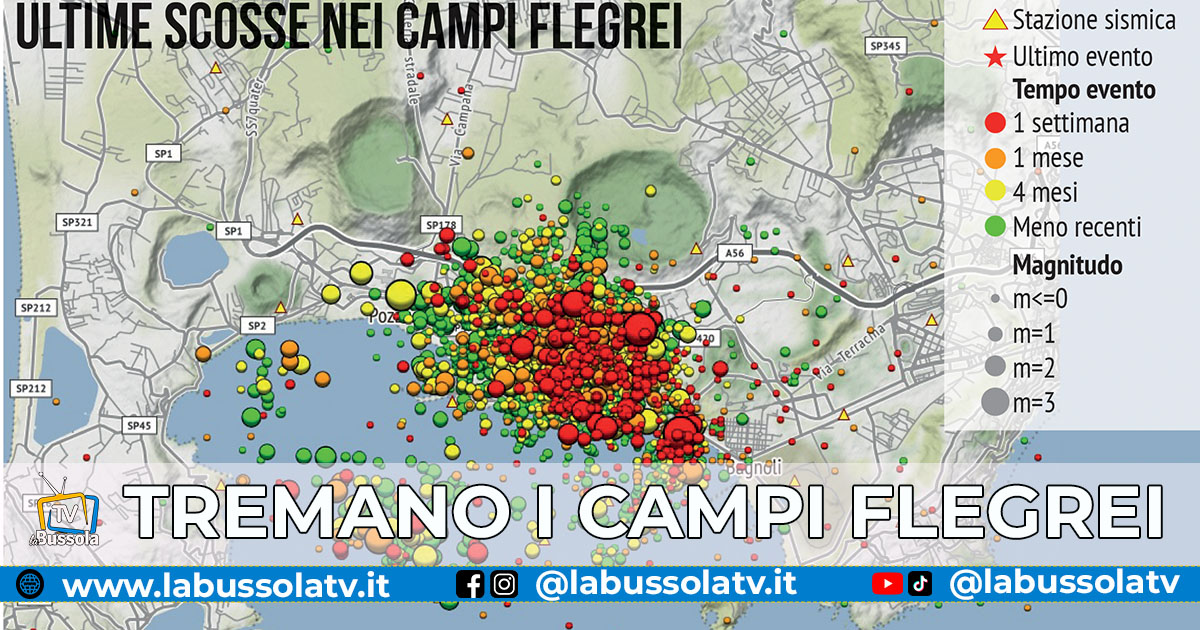 Terremoti Le Scosse Delle Ultime Settimane Ai Campi Flegrei La Bussola Tv 4393