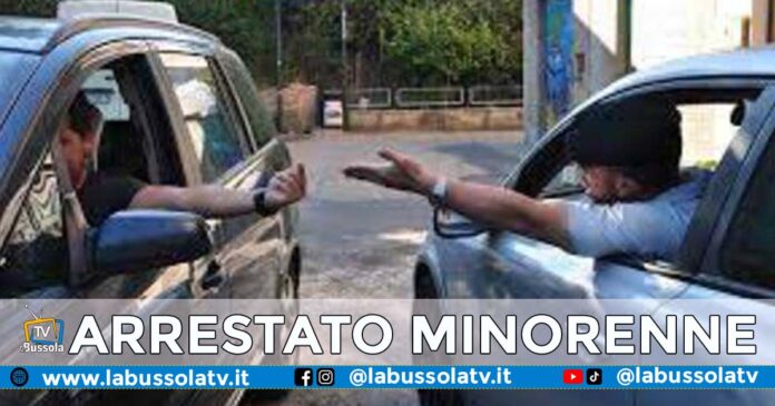 ARRESTATO MINORENNE