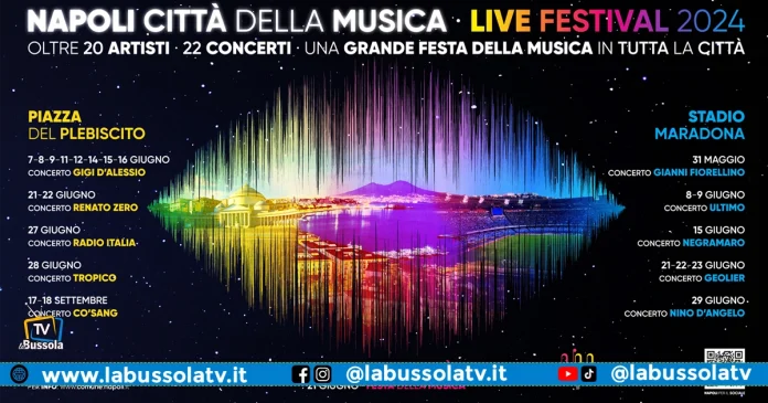 NAPOLI CITTA' DELLA MUSICA LIVE FESTIVAL 2024