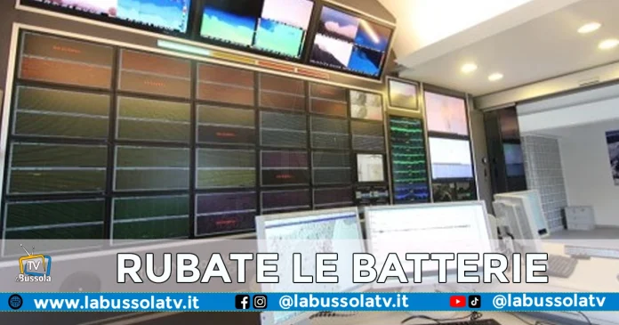 RUBATE BATTERIE STRUMENTAZIONE INGV