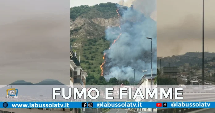 NAPOLI INCENDIO CAMALDOLI