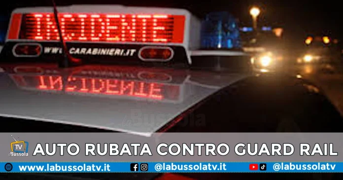 AUTO RUBATA INCIDENTE