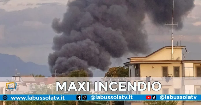 INCENDIO AFRAGOLA