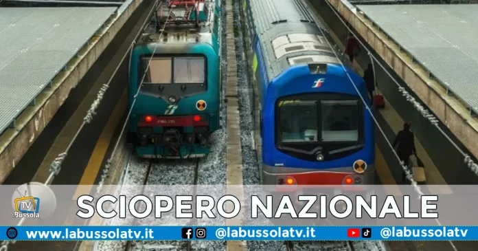 SCIOPERO NAZIONALE TRENI