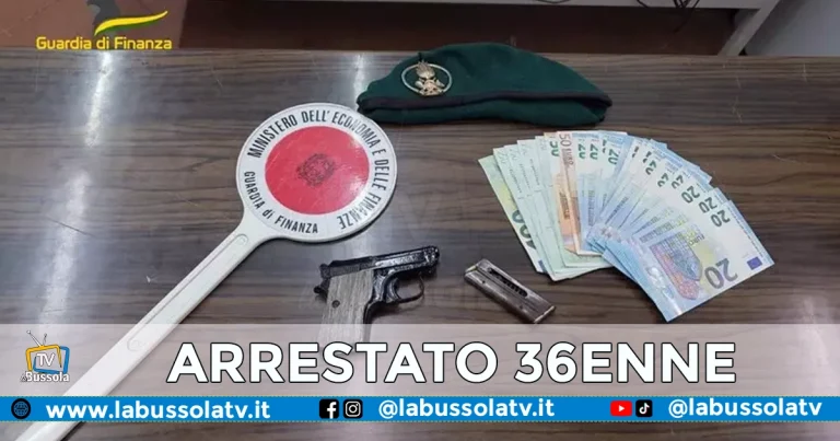 In strada con pistola e soldi, arrestato 36enne nel vesuviano