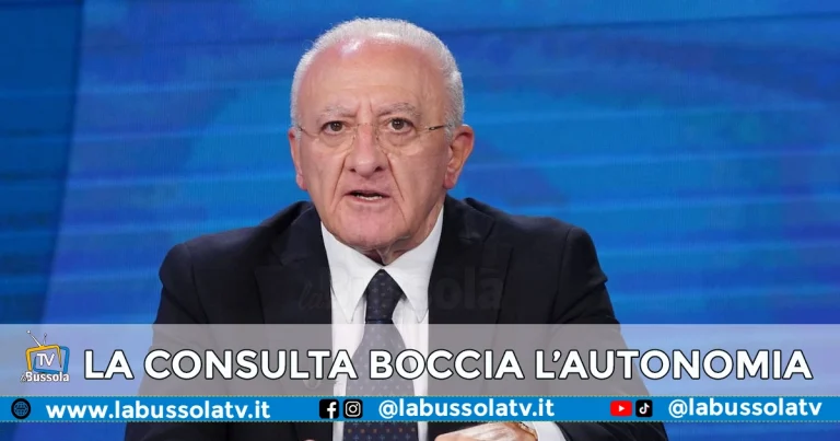 Consulta smantella impianto Autonomia Differenziata, De Luca: “accolte richieste della Campania”