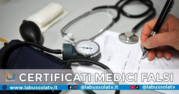 CERTIFICATI MEDICI FALSI