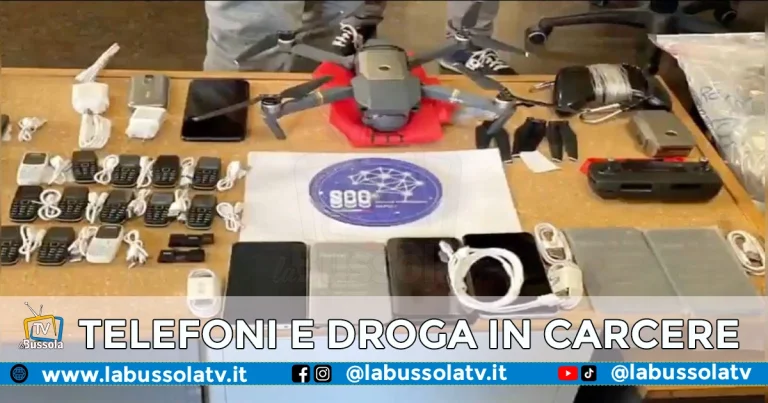 Droni per introdurre droga e telefonini in carcere, 12 arresti a Napoli