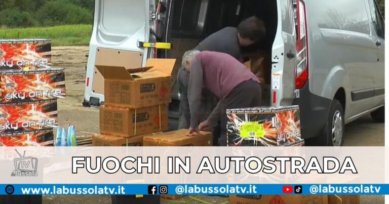 Di ritorno da Napoli nasconde in auto 136 chili di fuochi artificio, denunciato 43enne