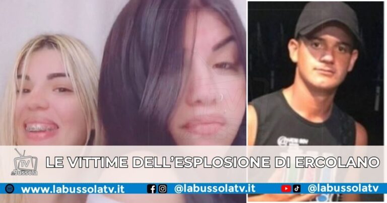 Esplosione Ercolano: le vittime due gemelle 26enni di Marigliano e un 18enne albanese