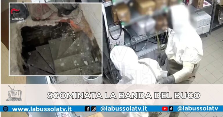 Napoli: sgominata banca del buco, 6 arresti