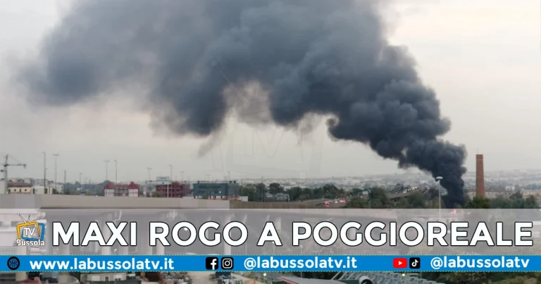 Poggioreale: maxi incendio nell’ex macello