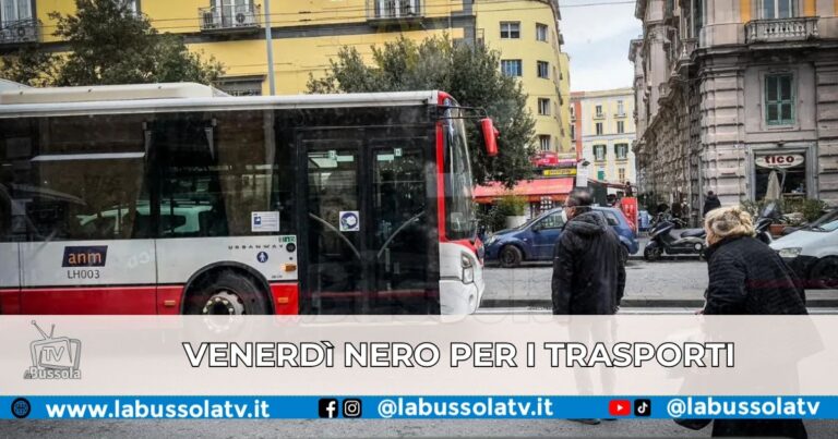 Venerdì nero a Napoli per lo sciopero dei trasporti: traffico in tilt