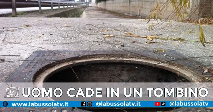 CADE IN UN TOMBINO