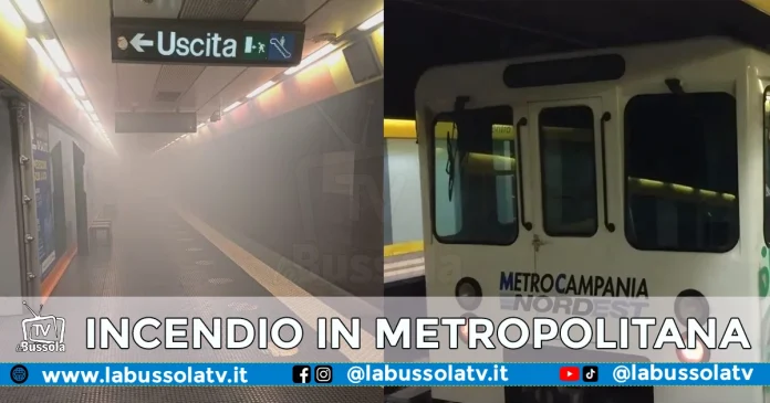 INCENDIO METRO LINEA ARCOBALENO