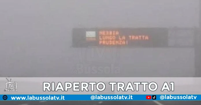 NEBBIA AUTOSTRADA A1