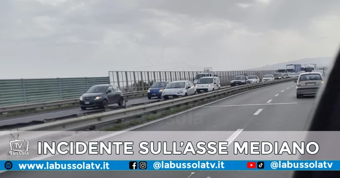 INCIDENTE ASSE MEDIANO