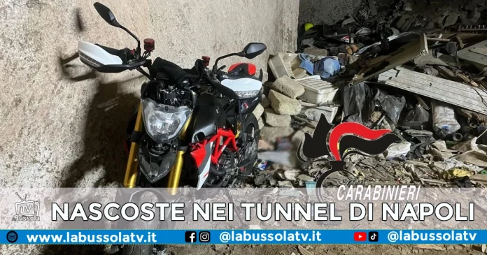 MOTO RUBATE SOTTOSUOLO NAPOLI